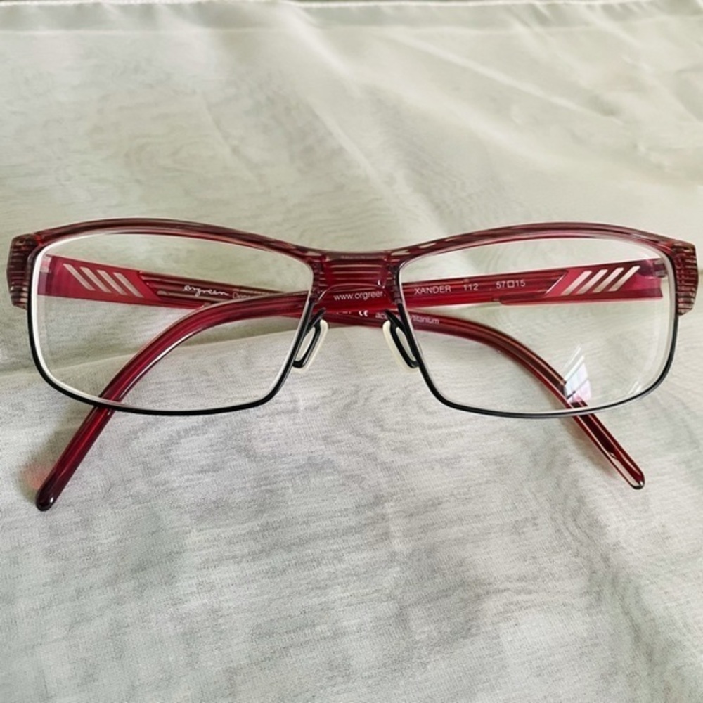 Ørgreen Denmark XANDER 112 Eyeglass Frames Shiny Gun-Mat Black